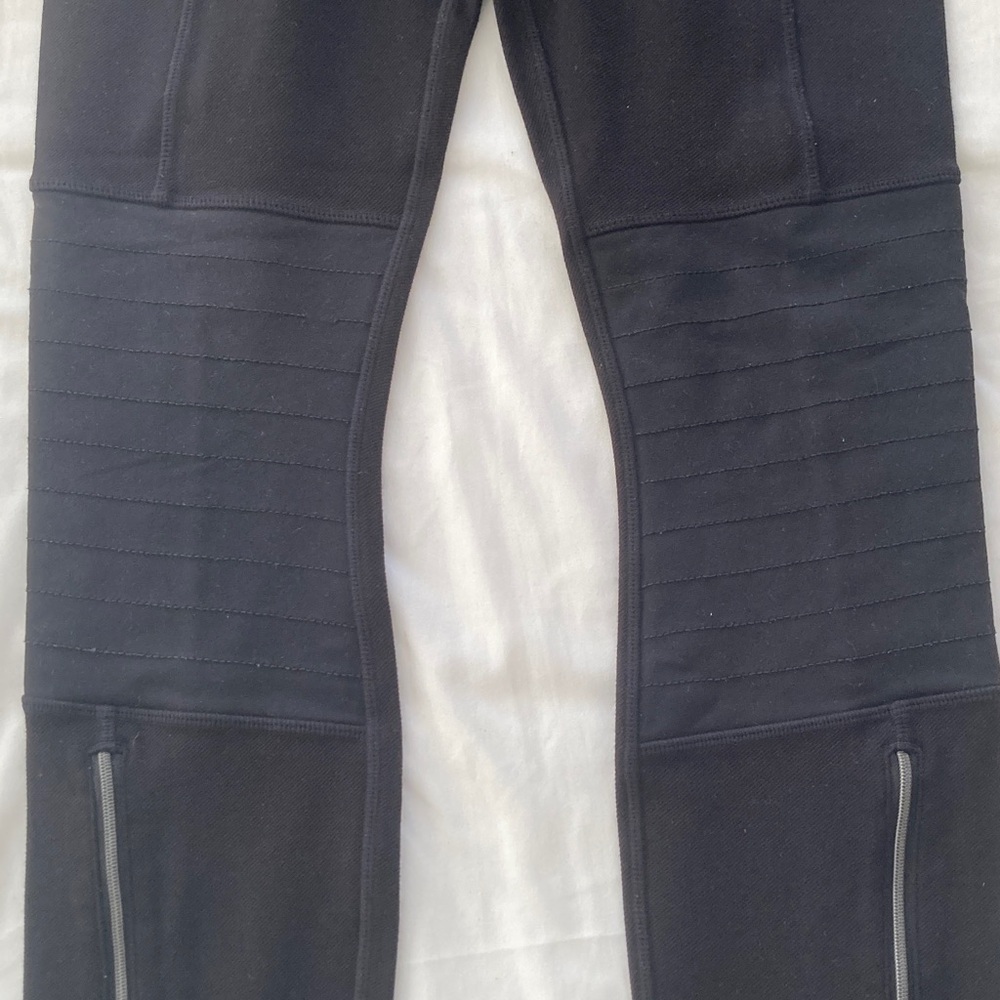 Black Riding Pants with Knee Patches - Picture 3 of 5